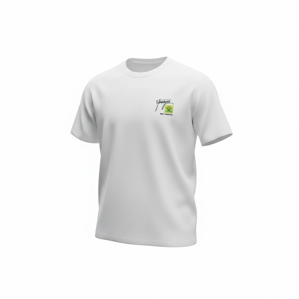 تيشرت رجالي أبيض بطبعة Stronger وشخصية الدراجة – White Stronger Graphic T-Shirt