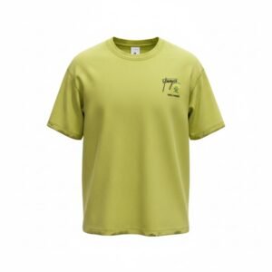 تيشرت رجالي أخضر تفاحي بطبعة Stronger وشخصية الدراجة – Green Stronger Graphic T-Shirt
