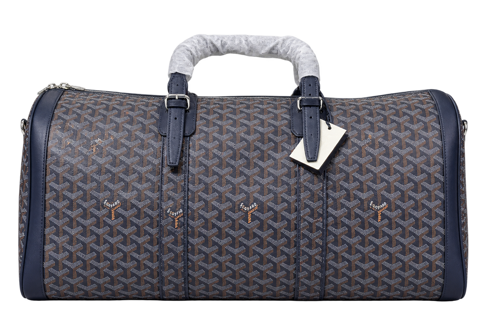 حقيبة سفر غويارد كلاسيكية باللون الكحلي – Goyard Navy Travel Duffle Bag