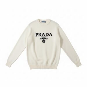بلوفر صوف رجالي برادا أوف وايت - Prada Milano