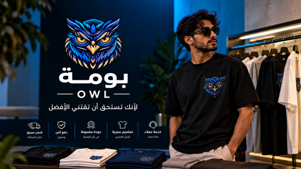 بومة للتيشيرتات
