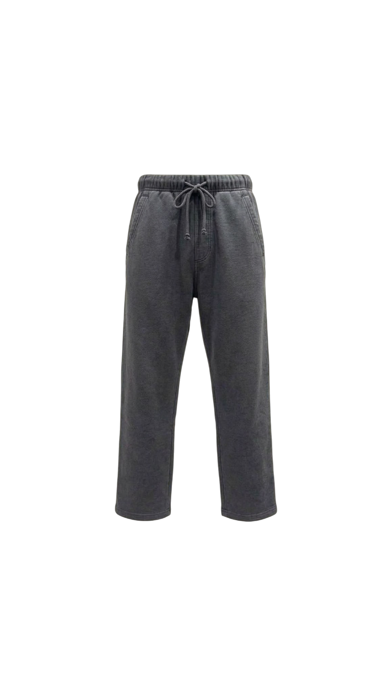 بنطلون ترنج تركي رياضي باللون الرمادي الداكن – Men's Turkish Charcoal Grey Sweatpants