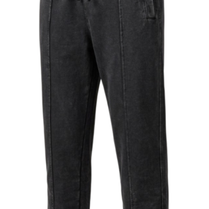 بنطلون ترنج تركي رياضي باللون الأسود المغسول – Men's Turkish Black Sweatpants