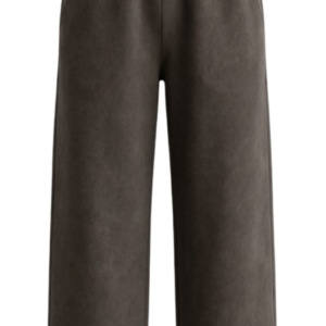 بنطلون ترنج قطني أنيق باللون البني – Men's Brown Cotton Sweatpants