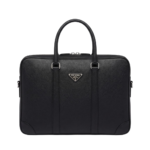 شنطة لابتوب برادا رجالي سوداء – Prada Black Laptop Bag