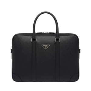 شنطة لابتوب برادا رجالي سوداء – Prada Black Laptop Bag